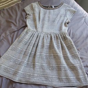 Black and white dress